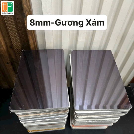 8mm-Gương Xám